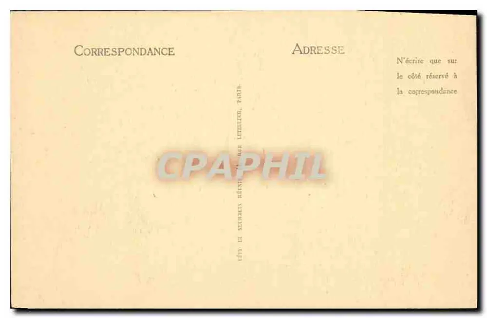Autun - Innenansicht der Kathedrale Saint-Lazare — Édit. Tavernier et Chalamet, n° 161 - Rückseite