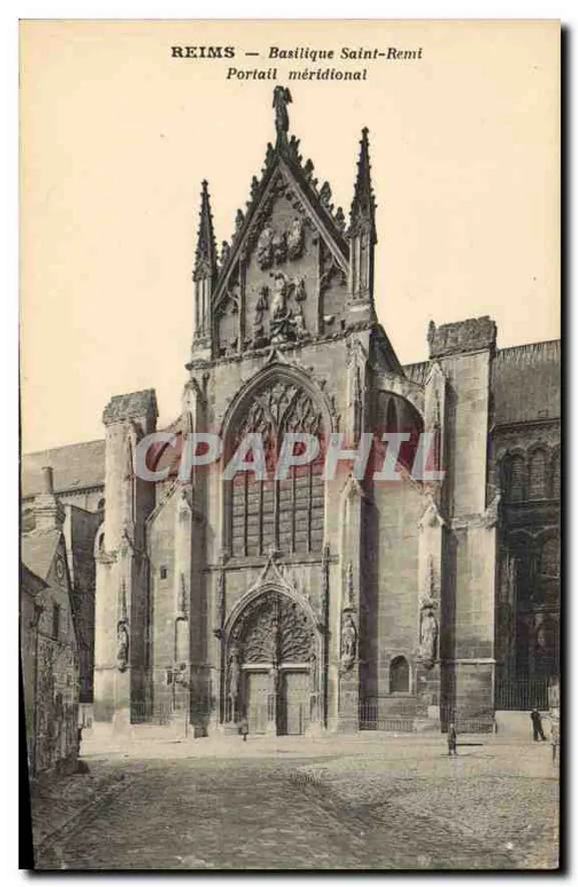 Reims — Basilique Saint-Remi — Portail méridional - Vorderseite