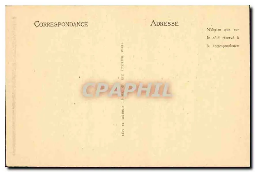 Autun. Innenansicht der Kathedrale St-Lazare (Altar) — Verlag: Lévy et Nettons, Paris, Nr. 57 - Rückseite