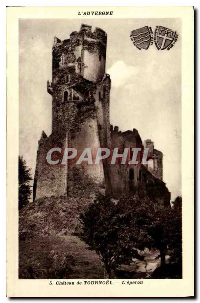 Château de Tournçel — L'éperon — L'Auvergne — Édition spéciale - Recto