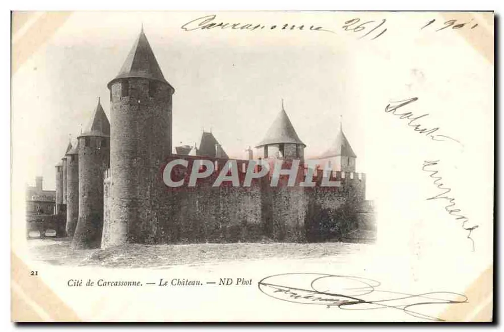 Cité de Carcassonne — O Castelo — ND Phot - Frente