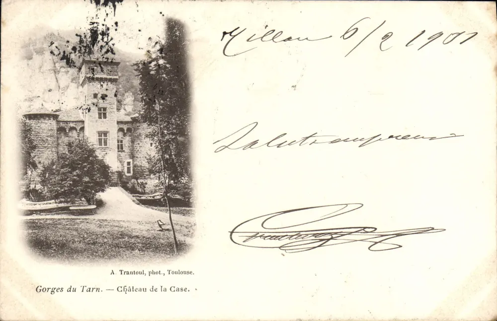 Gorges du Tarn — Château de la Case — A. Trantoul, chụp ảnh, Toulouse - Mặt trước