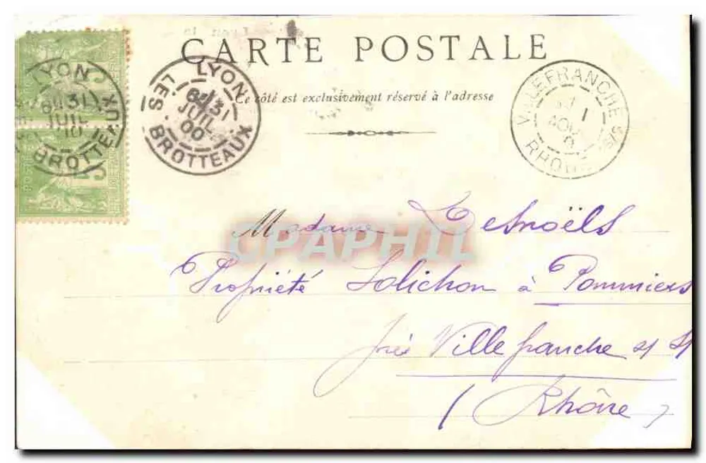 Abside de Notre-Dame de Fourvière — Lyon — Editor Fourvière, número de série não visível - Verso