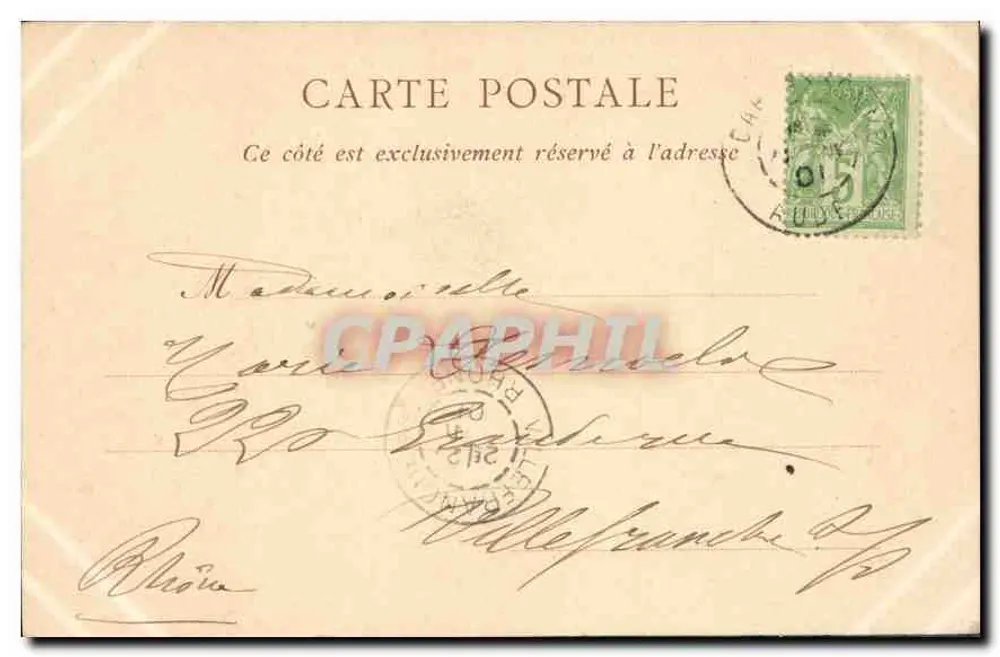 Stadt Carcassonne — Die Tore der Aude — ND Pbot - Rückseite