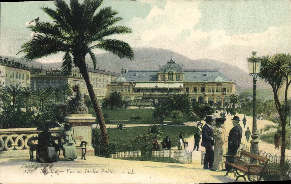 Nice — Vista no Jardim Público — LL. n° 916 - Frente