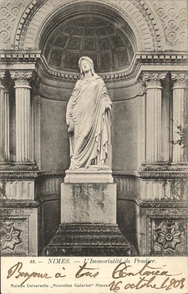 Nîmes — Die Unsterblichkeit von Pradier — Maison Universelle, Nouvelles Galeries - Vorderseite
