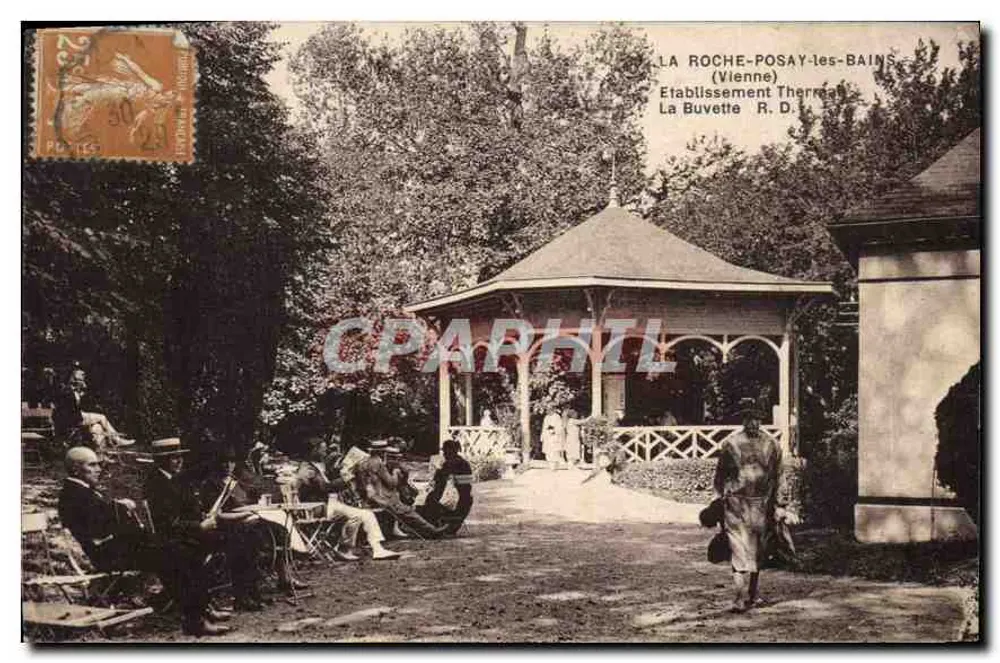 La Roche-Posay-les-Bains — Thermalbad La Buvette R.D. — Verleger R.D. - Vorderseite