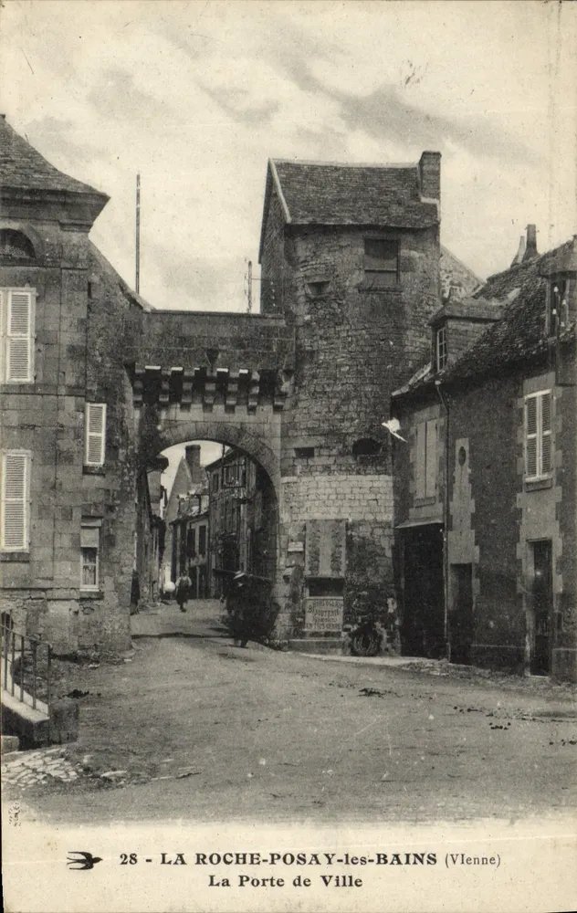 La Roche-Posay-les-Bains — Die Stadttüre — Unbekannter Verlag, Nr. 28 - Vorderseite
