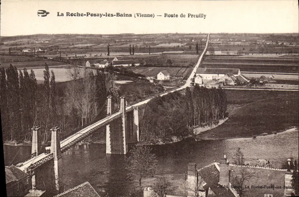 La Roche-Posay-les-Bains (Vienne) — Route de Preuilly — Verlag Merey - Vorderseite