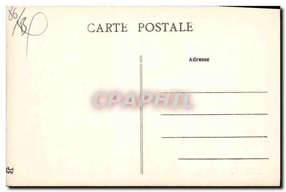 La Roche-Posay (Vienne) — Ruinen des alten Brückens und Inseln - Rückseite