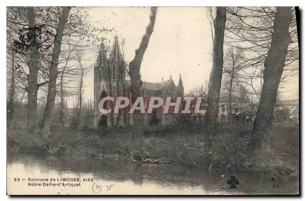 Arredores de LIMOGES, AIXE — Notre-Dame-d'Arliquet — Editor H.C. n°32 - Frente