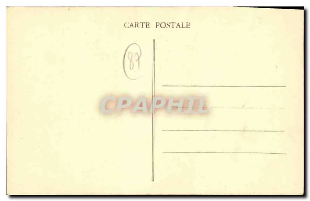 A Glane (próximo a St-Junien) — Limousin — Edição do Courrier du Centre Limousin, n° 302 - Verso