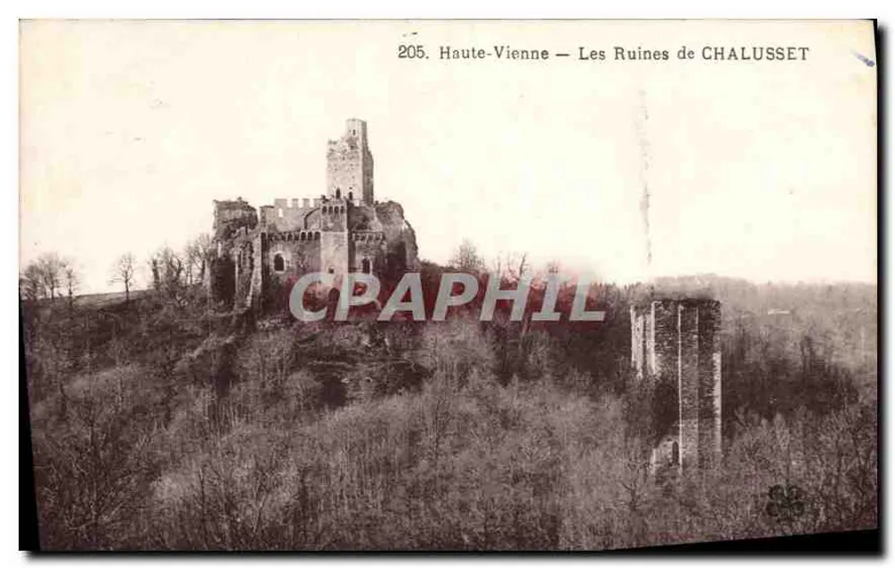 Haute-Vienne — As Ruínas de CHALUSSET — Haute-Vienne — 205 - Frente