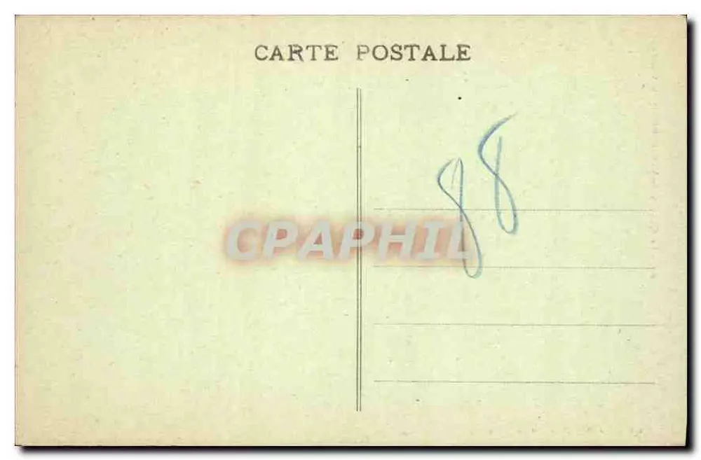 Cartolina d'epoca Il Castello di MONTERBRUN (Haute-Vienne) — editore del Courrier du Centre, Limoges, n° 109 - Verso