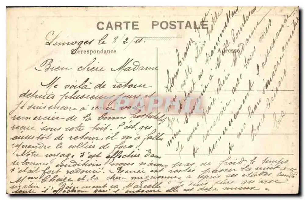 Der Caurion (bei St-Triest-Caurion) — In Limousin — Ausgabe des Courrier du Centre, Limoges, Nr. 316 - Rückseite