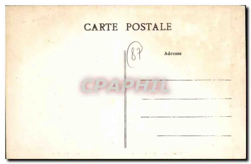Umgebung von Limegèces — Tal der Vienne — Aux Pâquerettes — n°284 - Rückseite