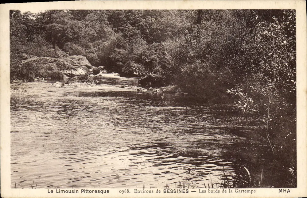 Die Ufer der Gartempe — Umgebung von Bessines — MHA 0988 - Vorderseite