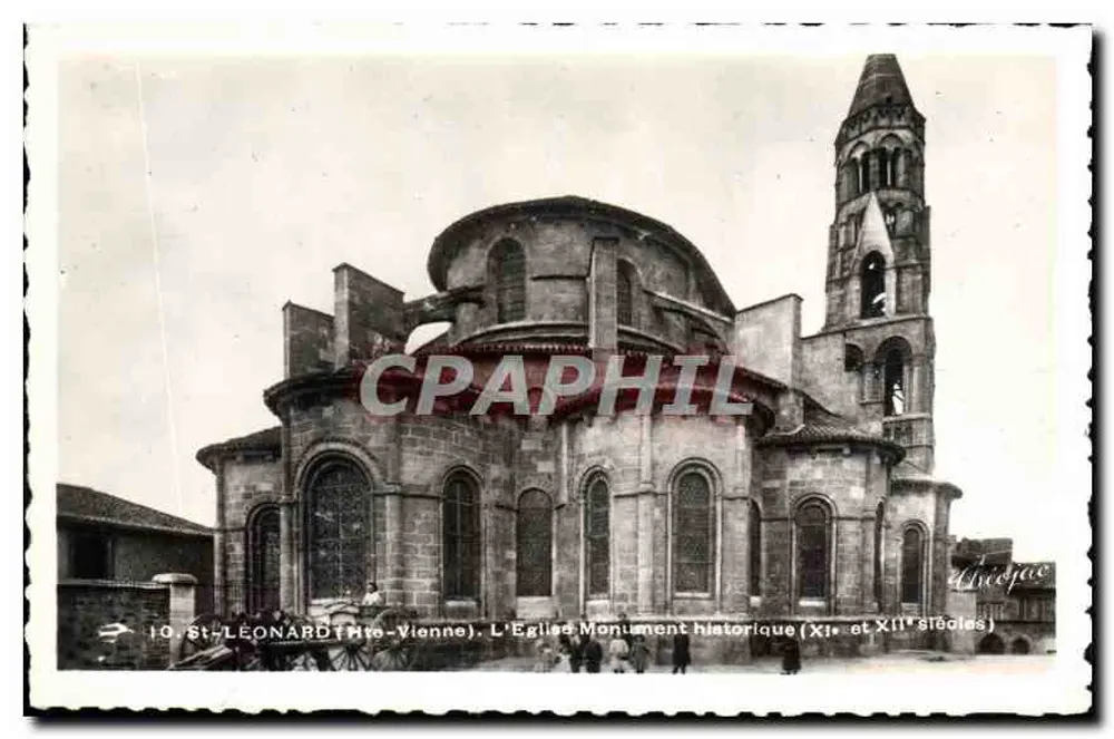 St-Léonard (Hte-Vienne). Die historische Kirche (11. und 12. Jahrhundert) — Editions Théo Jac - Vorderseite