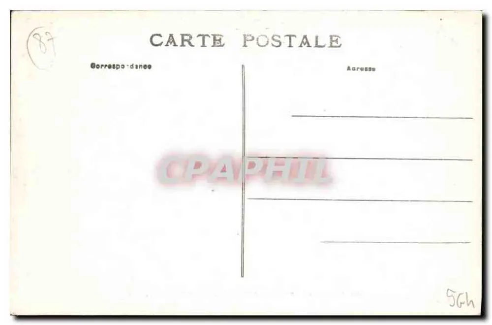 Saint-Léonard — Ruinen der Abtei l'Artige — Sammlung Chllou-Dumás - Rückseite