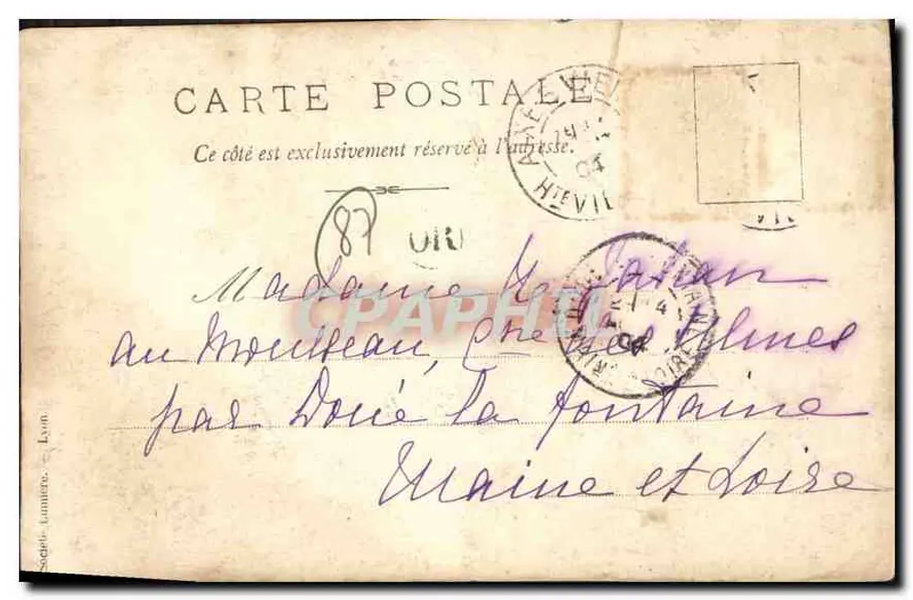 Château de La Fontaine — Lyon — Société Lumière - Back