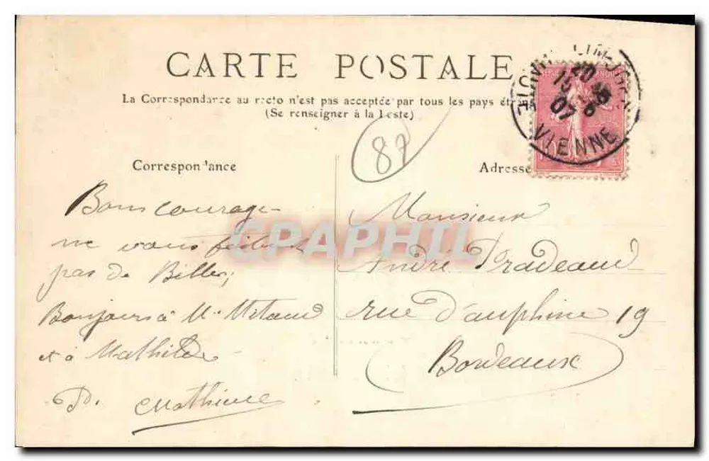 Lembrança do Limousin — 2353 — T.L. (editor) - Verso