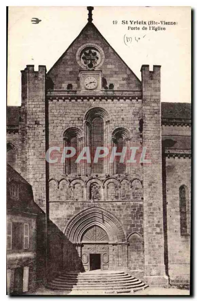 St-Yrieix (Haute-Vienne) — Kirchentor — unbekannter Verlag, Nr. 19 - Vorderseite