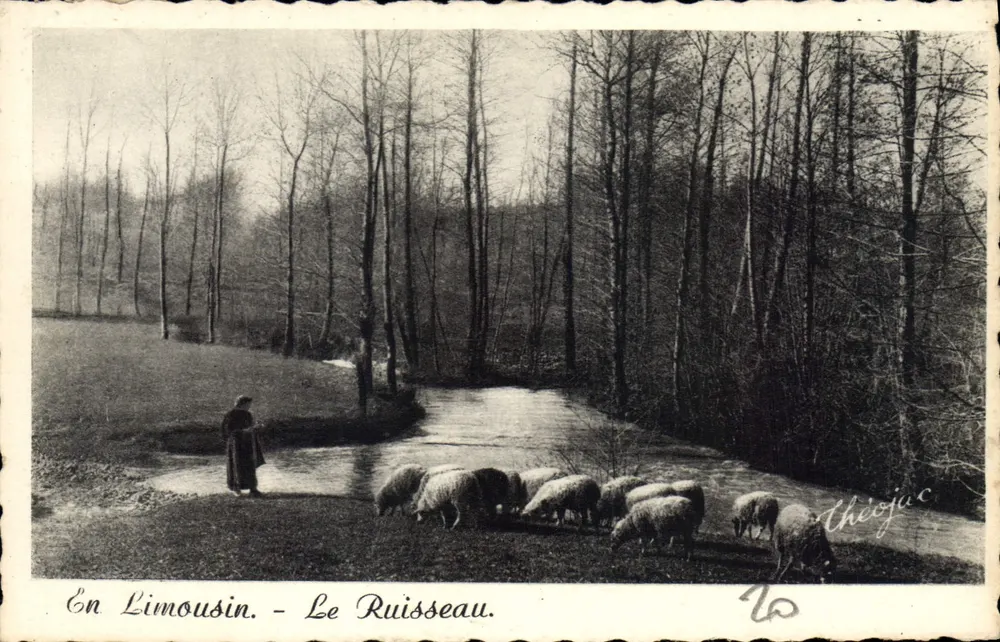 En Limousin - El arroyo — Thiojac - Anverso