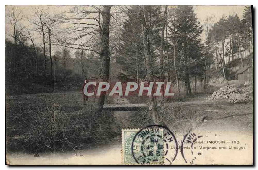 L'Épards de l'Aurance, nahe Limoges — Landschaft im Limousin — 192 — Verlag J. L. - Vorderseite