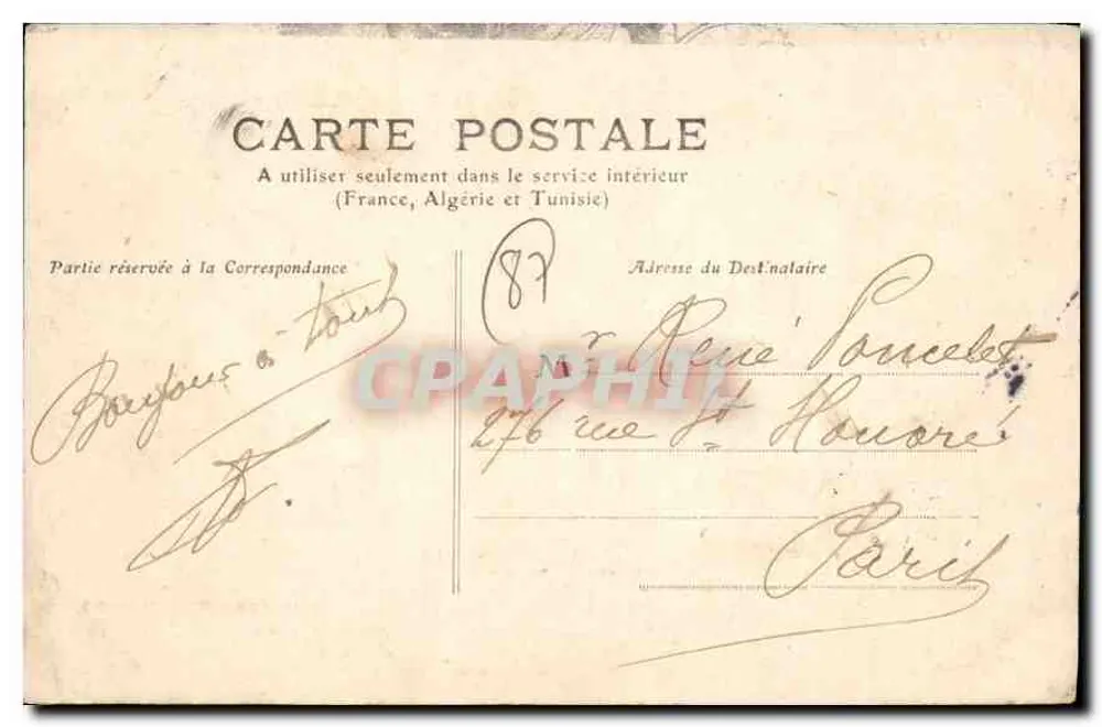 L'Épards de l'Aurance, nahe Limoges — Landschaft im Limousin — 192 — Verlag J. L. - Rückseite