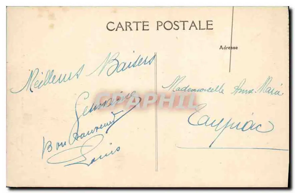 Das pittoreske Limousin — Tal der Benaize bei Crommac (Haute-Vienne) — Landschaft - Rückseite