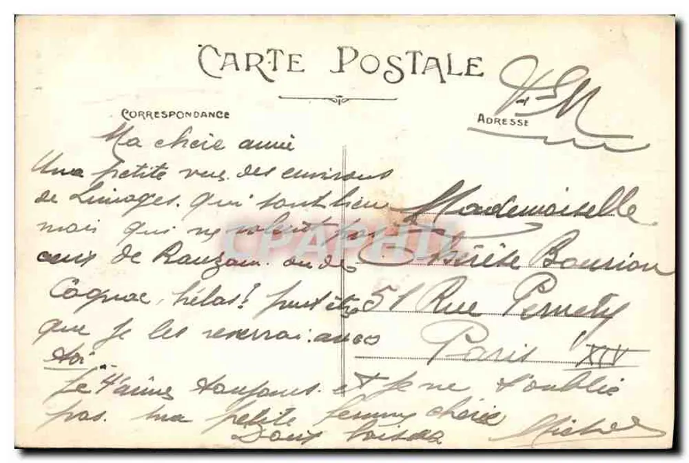 Ruinen von CHALUCET — Haupteingang — Umgebung von LIMOGES - Rückseite