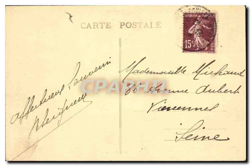 La Valoine an der Montagne des Pins, nahe Limoges — Verlag: Atelier du Nètra, Limoges — N° 306 - Rückseite