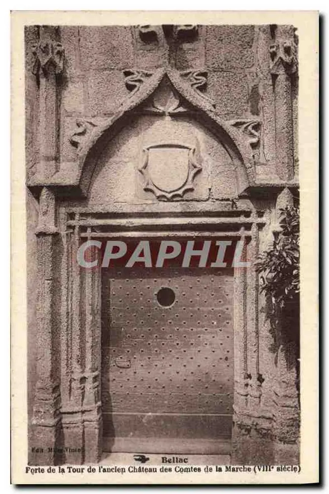 Forte der Turm des Schlosses der Grafen von la Marche — Bellac — Verlag M. Vinier - Vorderseite