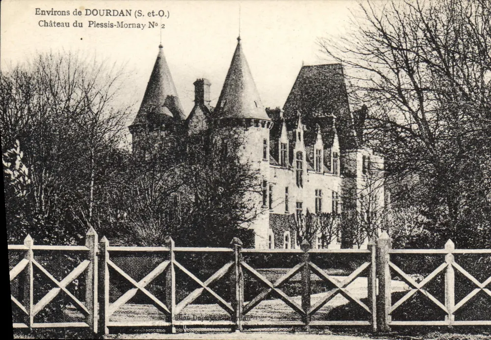 Schloss Plessis-Mornay — Umgebung von Dourdan (S.-et-O.) — Nr. 2 - Vorderseite