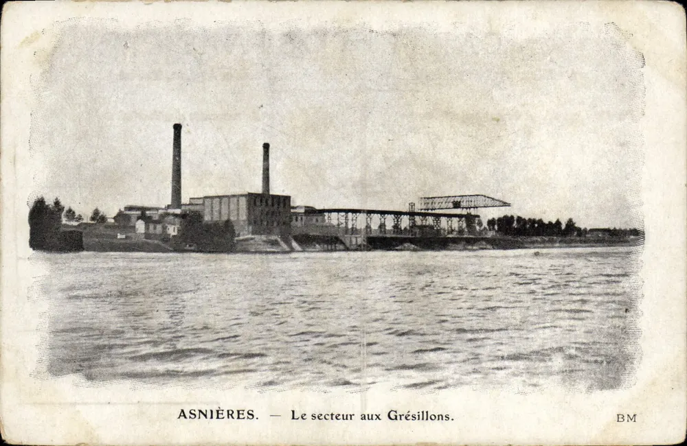 Asnières — O setor dos Grésillons — BM - Frente