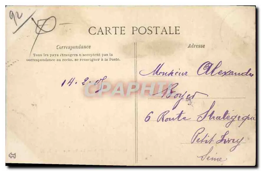 Asnières — O Square — C.L.C. - Verso