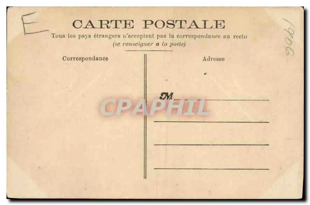 Asnières — A Igreja — D. W. D. - Verso