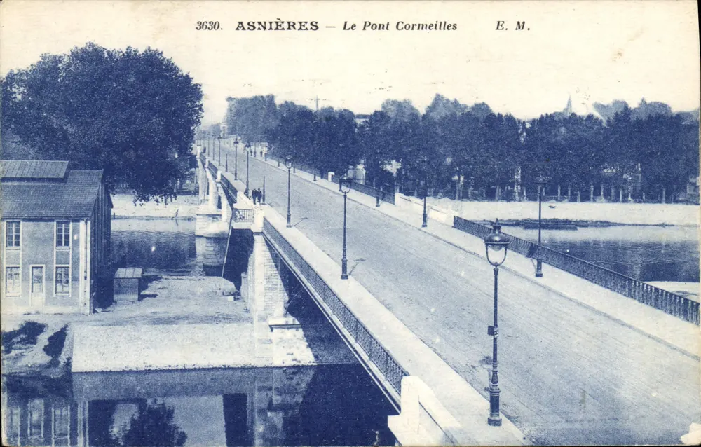 Asnières — O Ponte Corneilles — E. M. n°3630 - Frente