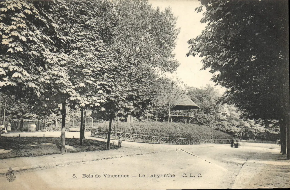 Bois de Vincennes — O Labirinto — C.L.C. - Frente