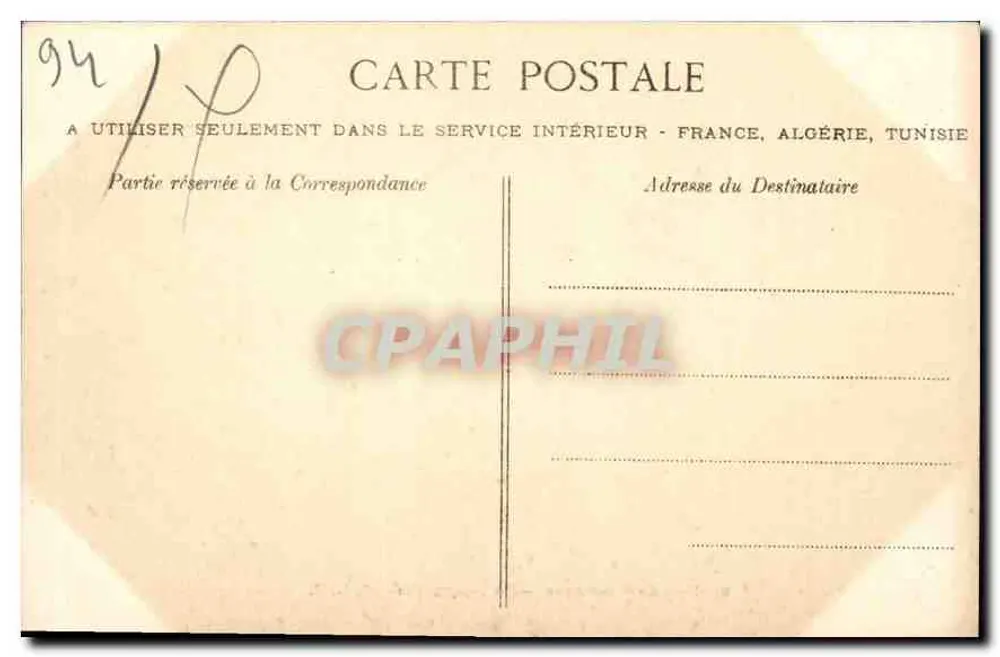 Bois de Vincennes — O Labirinto — C.L.C. - Verso