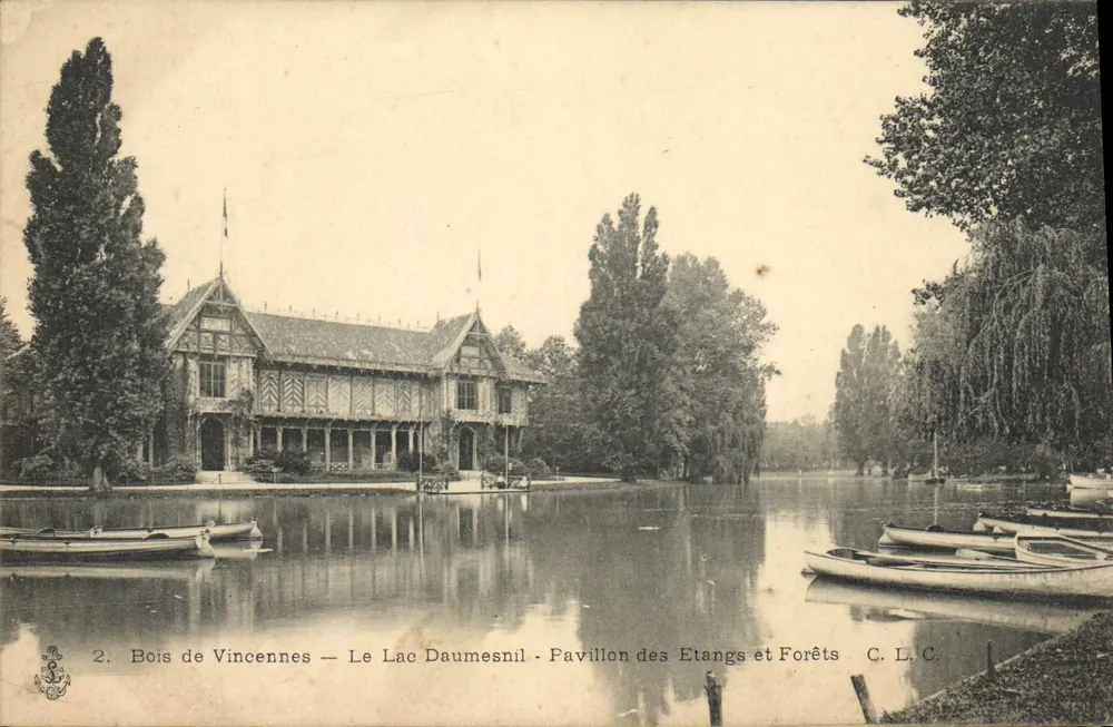 Wald von Vincennes — See Daumesnil — Pavillon der Teiche und Wälder — C.L.C. - Vorderseite
