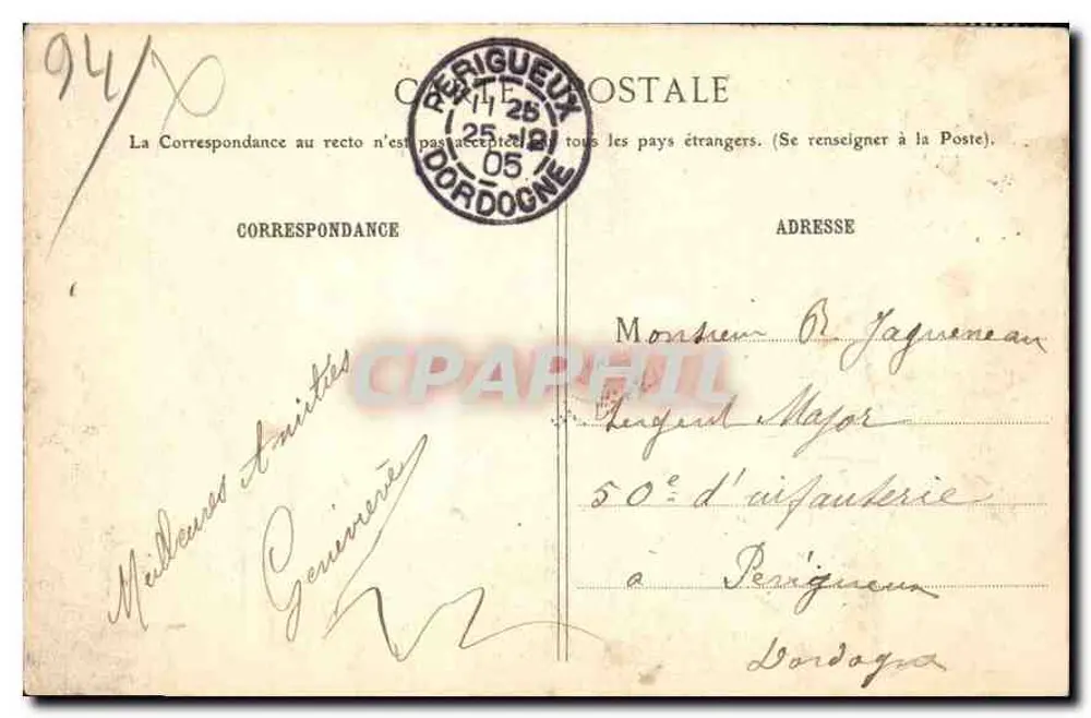 Vincennes - O Donjon e a Caserna - G.I. - Verso