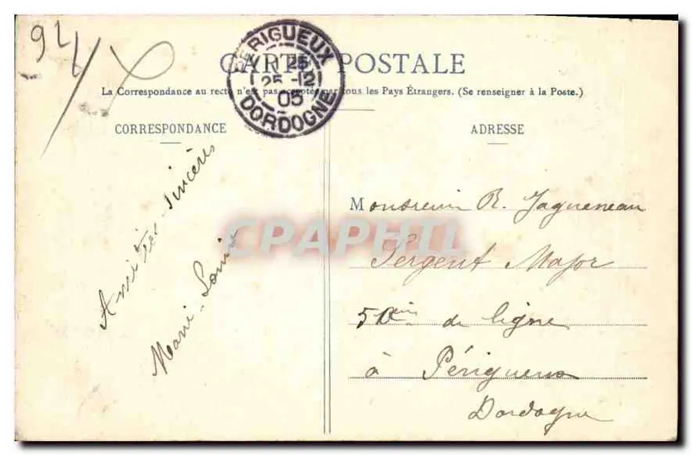 Vincennes - A Igreja - G. I. - n°1146 - Verso
