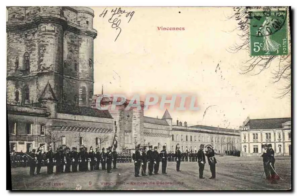 Vincennes — Auszeichnungsverleihung — Ausgabe P.-F. LEBEAU n°9 - Vorderseite