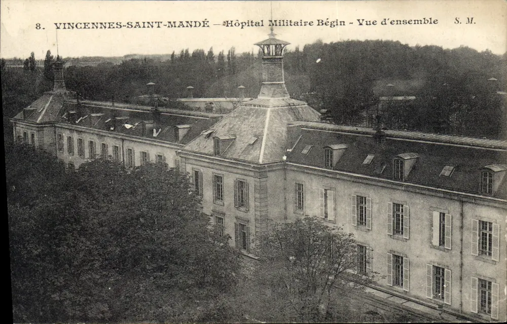 Vincennes-Saint-Mandé — Militärsanatorium Bégin — Gesamtansicht — S.M. - Vorderseite