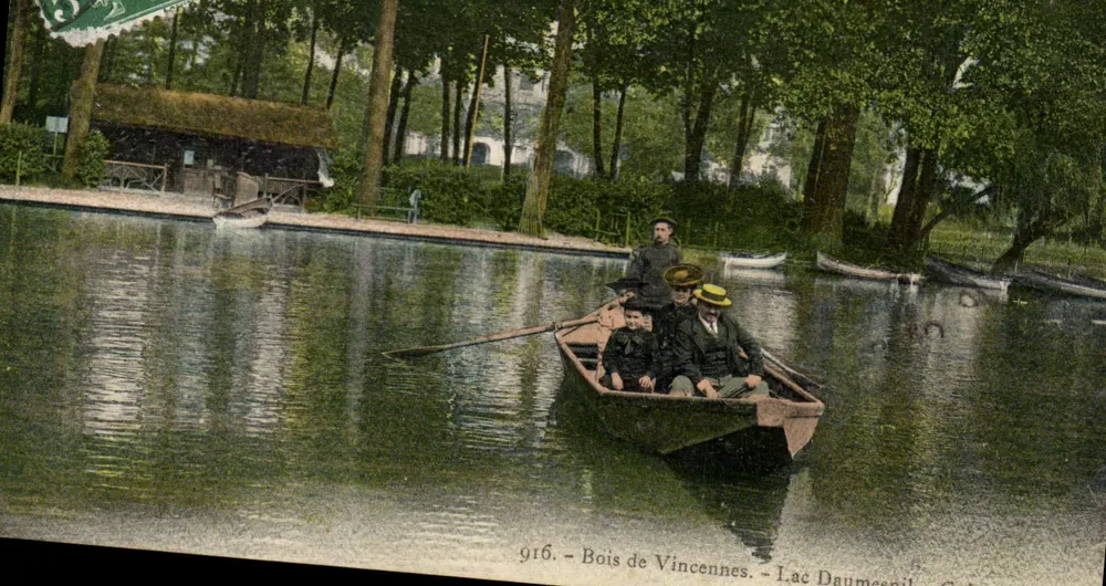 Bois de Vincennes - Lac Dauménil — uitgever G. C. n° 916 - Voorkant