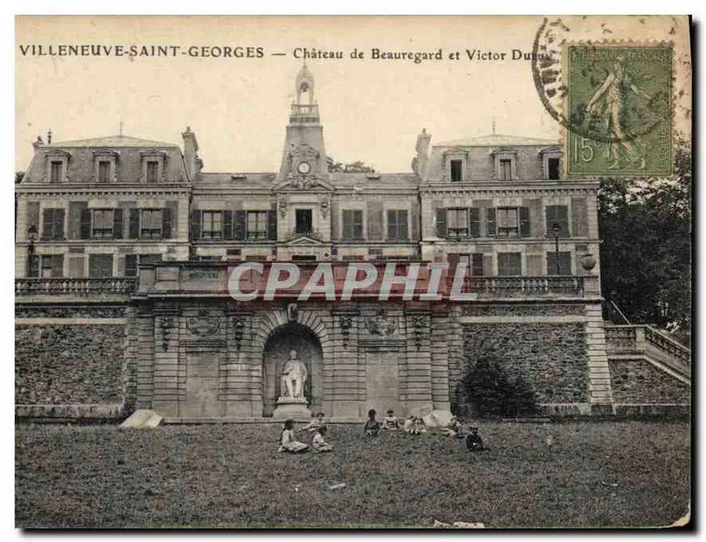 Villeneuve-Saint-Georges — Schloss Beauregard und Victor Dumas - Vorderseite