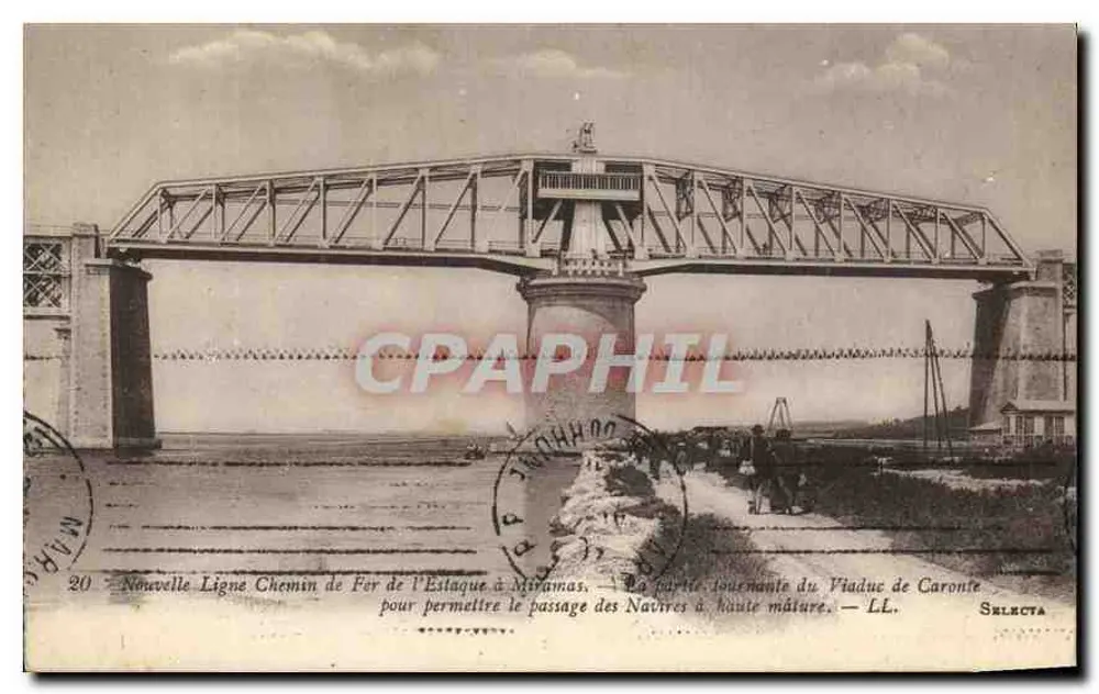 Viadukt von Caronte — Neue Eisenbahnlinie von l'Estaque nach Miramas — SELECTA - Vorderseite