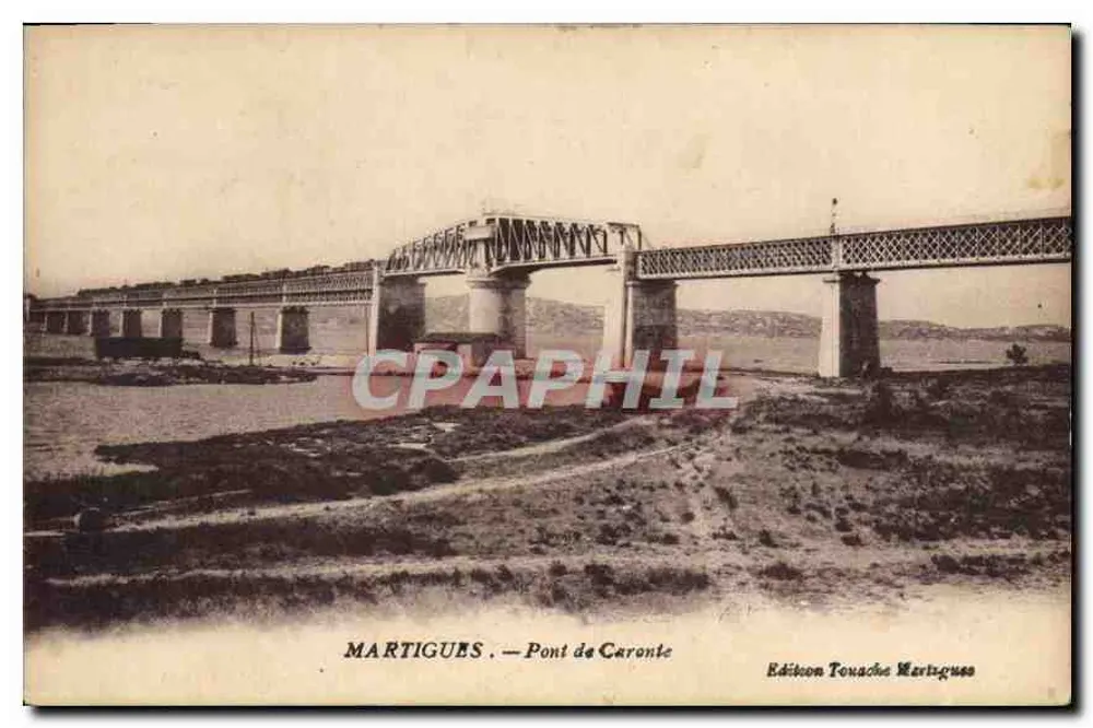 Martigues — Ponte de Caronte — Edição Tonache Martigues - Frente