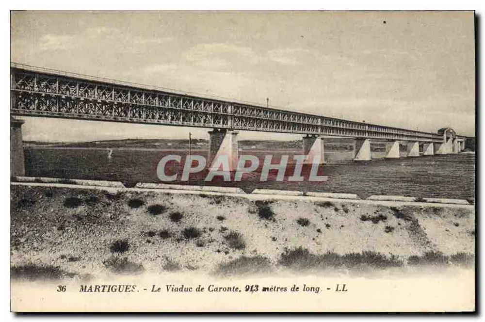 Martigues - O Viaduto de Caronte, 913 metros de comprimento - LL - Frente